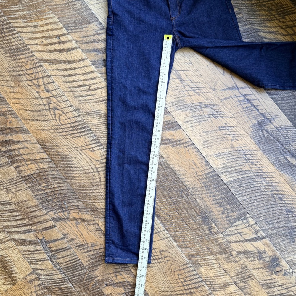 Loft Skinny Jeans Womens 26/2 Made with Love Dark Indigo Blue Denim Slim Pants - Picture 6 of 7